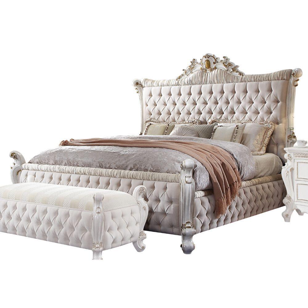 ACME - Picardy - Upholstered Bed - 5th Avenue Furniture