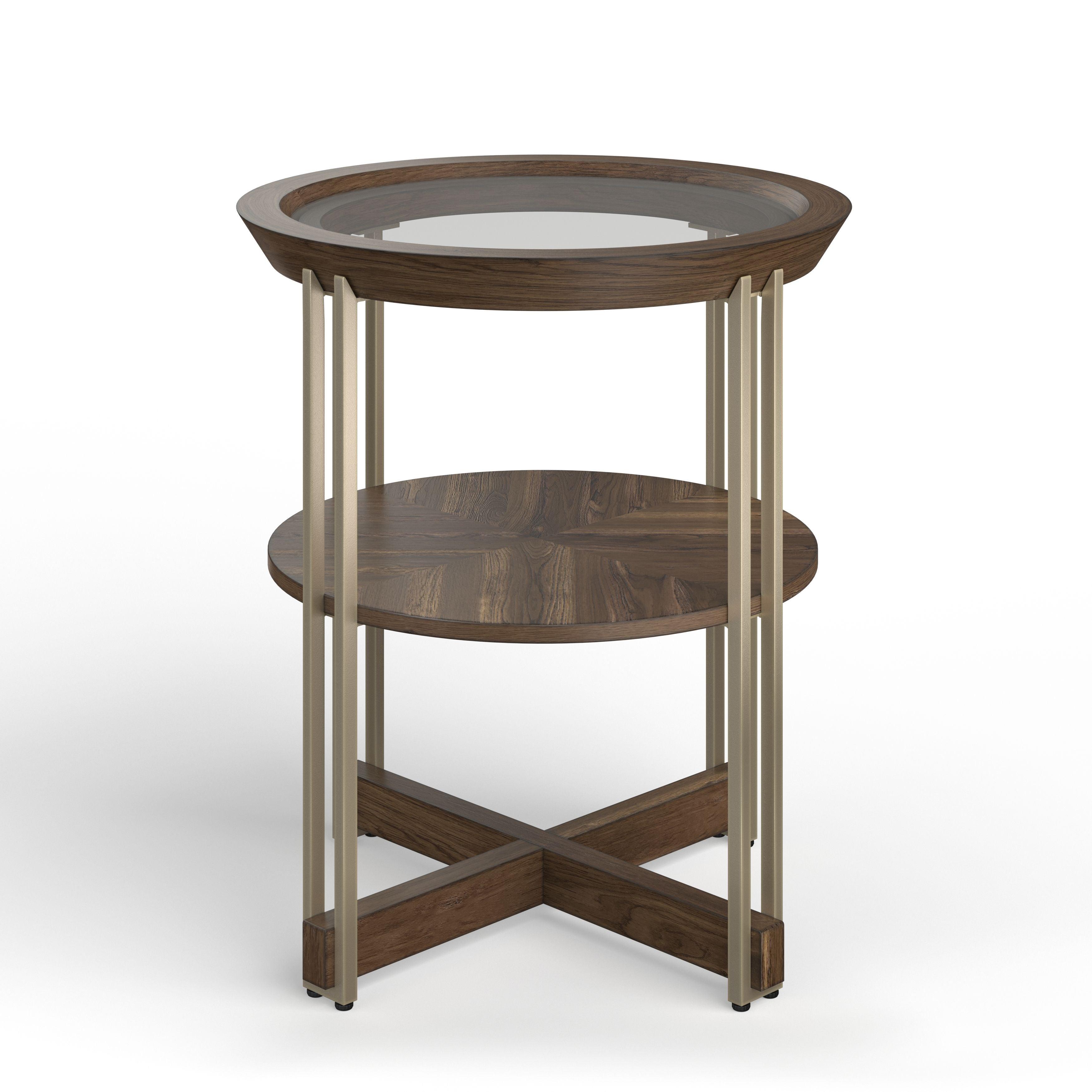 Magnussen Furniture - Elora - Round End Table - Walnut - 5th Avenue Furniture