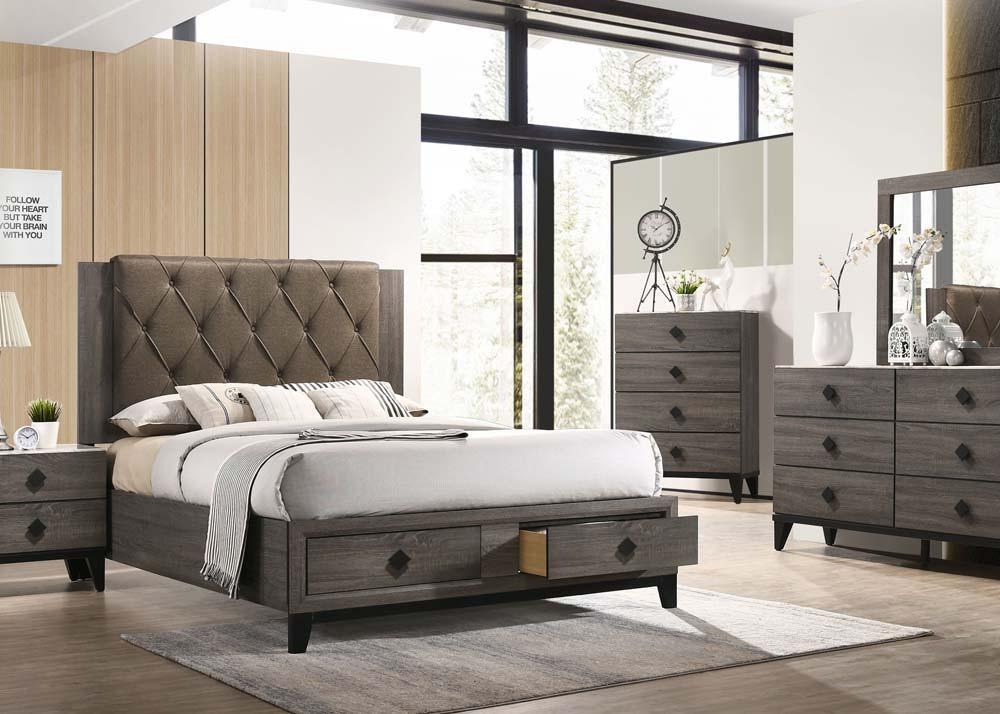 ACME - Avantika - Bed w/Storage - 5th Avenue Furniture