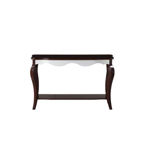 ACME - Mathias - Accent Table - Walnut & White - 5th Avenue Furniture