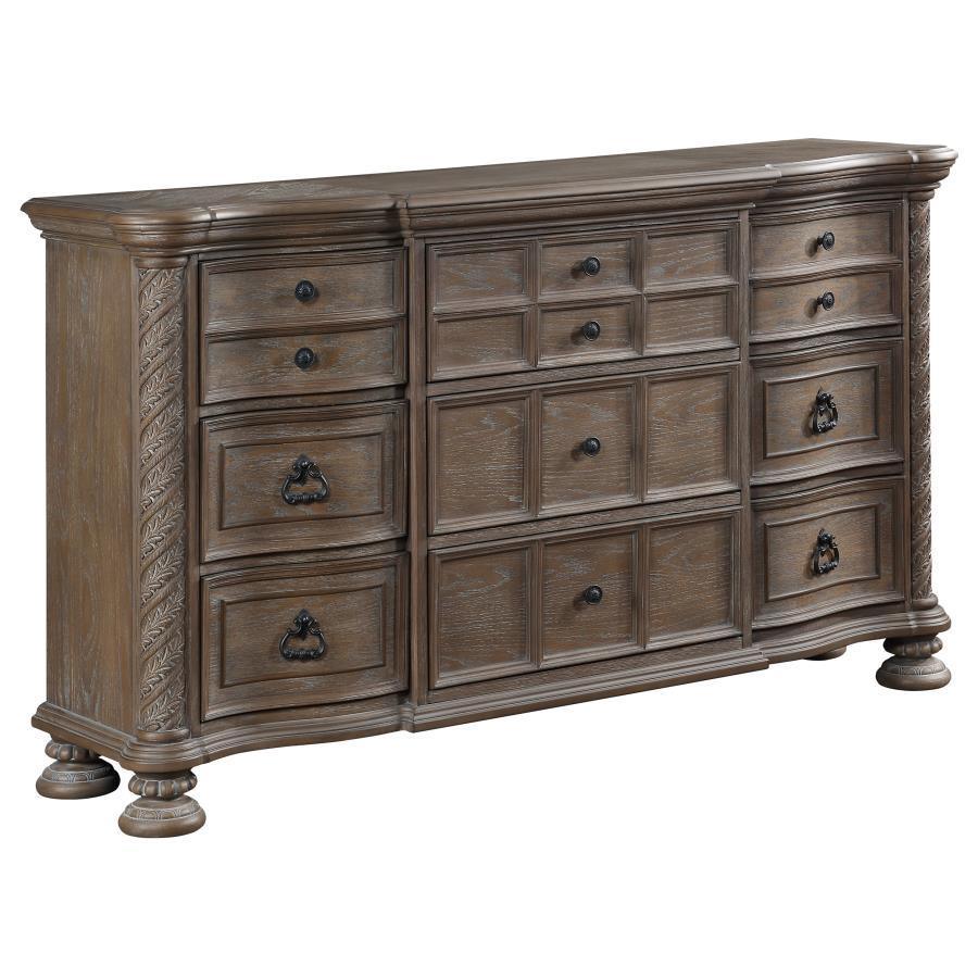 Coaster Fine Furniture - Emmett - 9-Drawer Dresser - Walnut - 5th Avenue Furniture