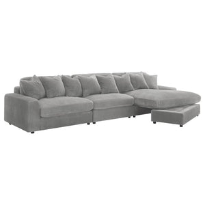 Coaster Fine Furniture - Blaine - 105" Upholstered Reversible Sectional - 5th Avenue Furniture