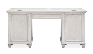 Magnussen Furniture - Newport - Executive Desk - Alabaster - 5th Avenue Furniture