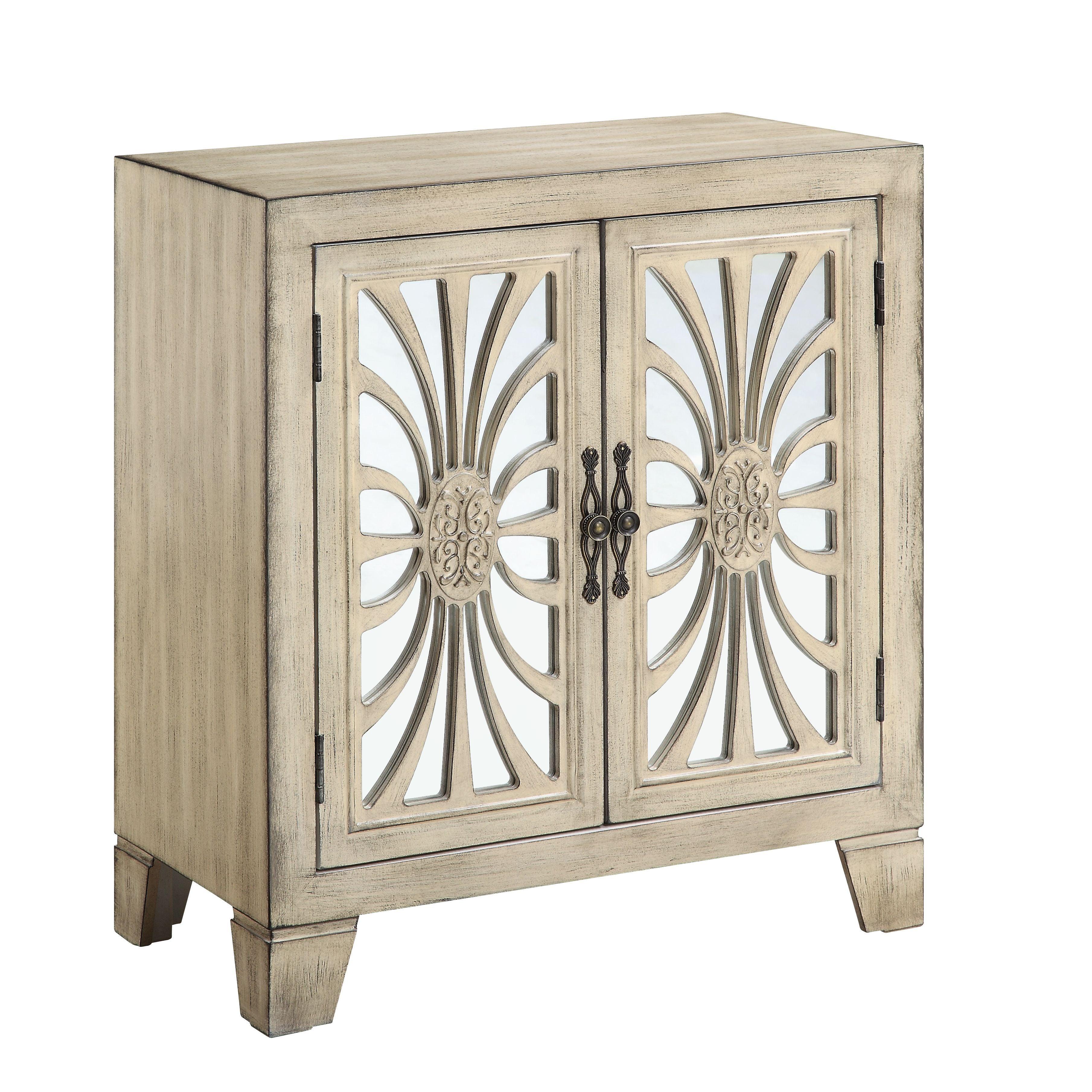 ACME - Nalani - Accent Table - Antique White - 5th Avenue Furniture