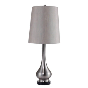 Furniture of America - Teri - 3" Height Table Lamp - Silver - 5th Avenue Furniture