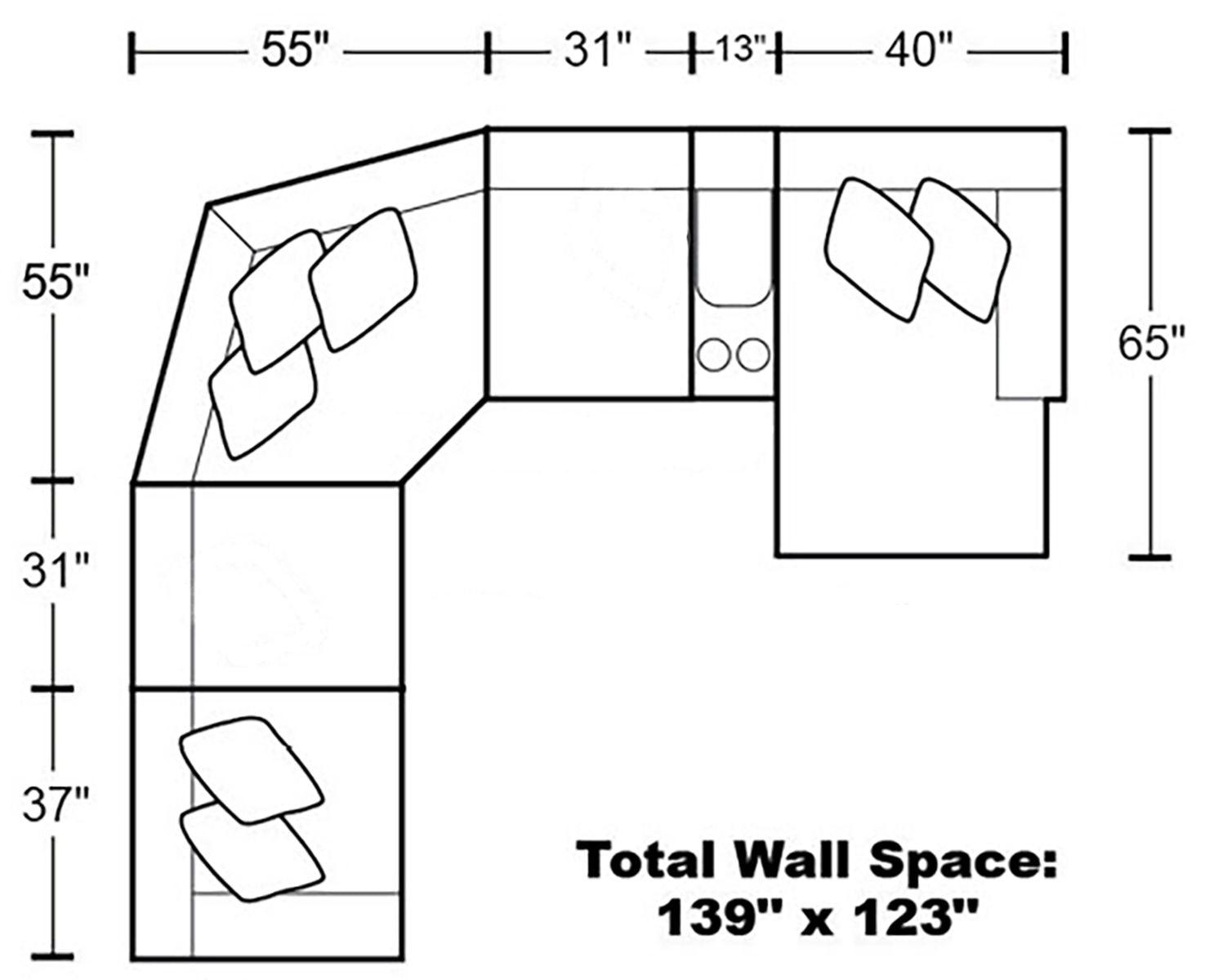 Catnapper - McPherson - Reclining Sectional - 5th Avenue Furniture