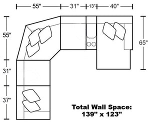 Catnapper - McPherson - Reclining Sectional - 5th Avenue Furniture