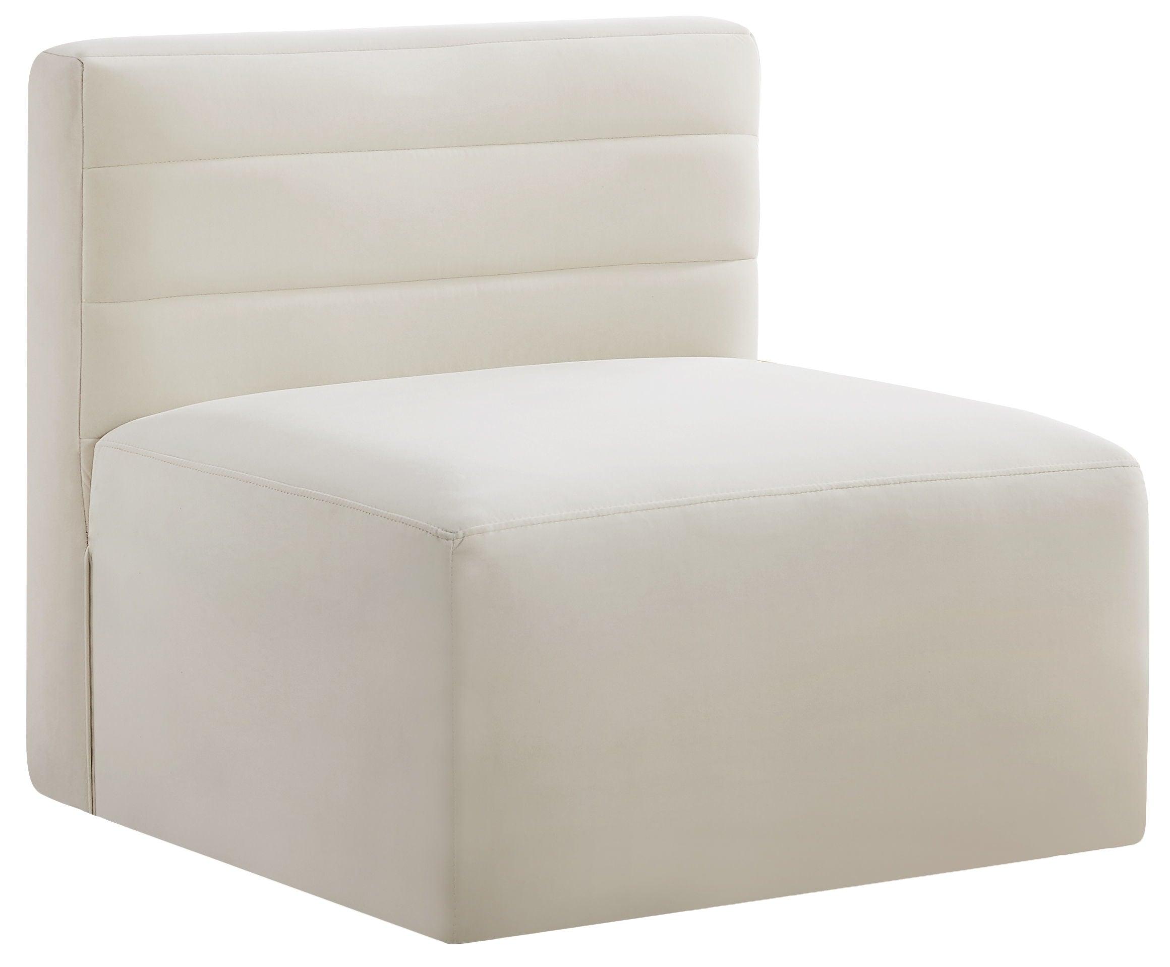 Meridian Furniture - Quincy - Modular Armless Chair - 5th Avenue Furniture