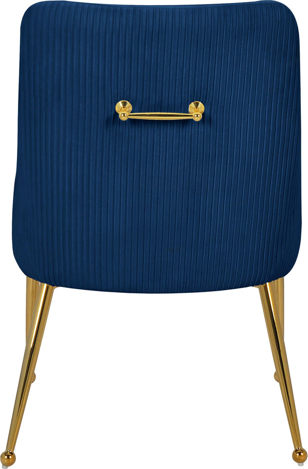 Meridian Furniture - Ace - Dining Chair with Gold Legs (Set of 2) - 5th Avenue Furniture