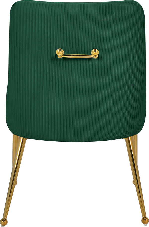 Meridian Furniture - Ace - Dining Chair with Gold Legs (Set of 2) - 5th Avenue Furniture