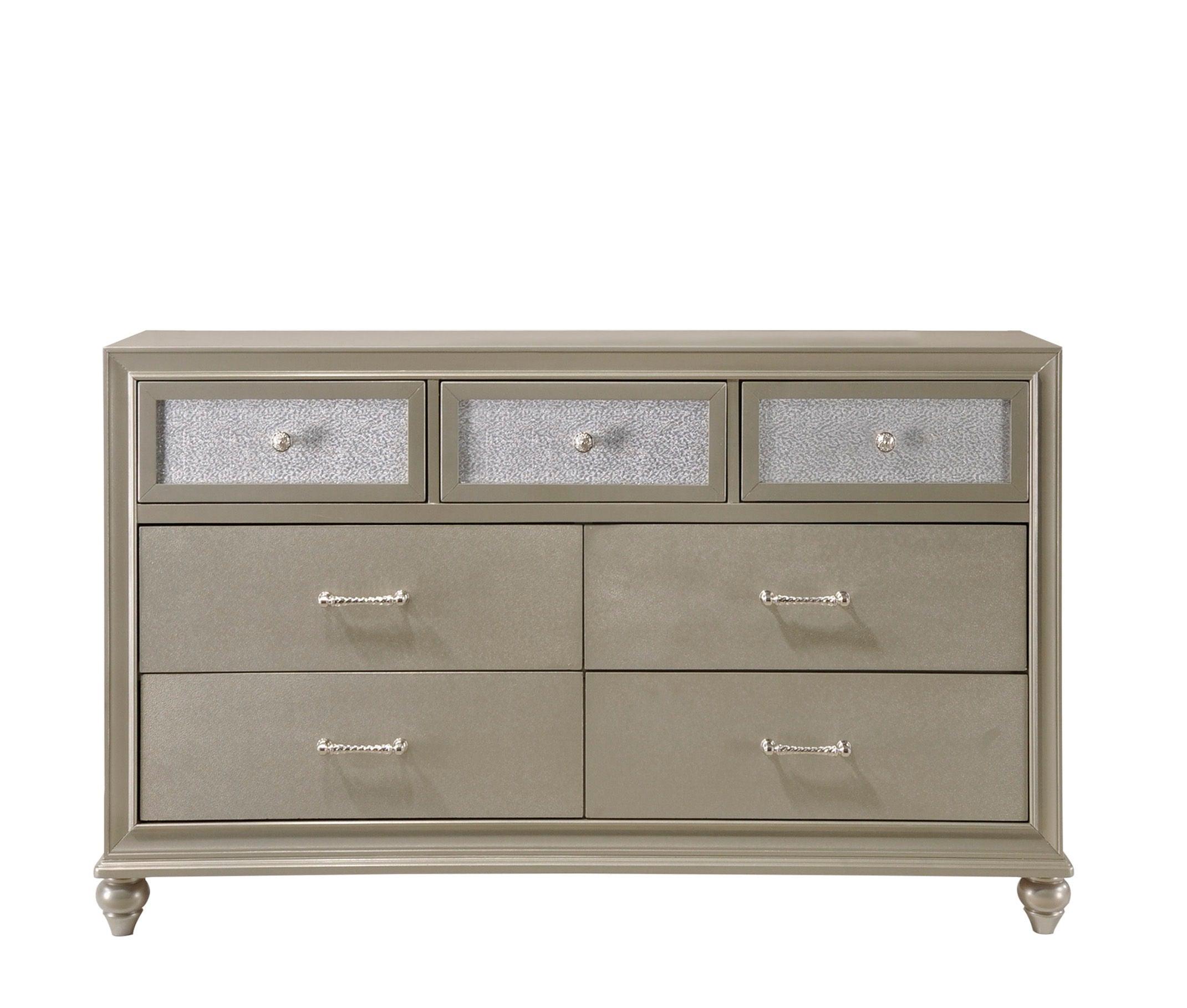 Crown Mark - Lila - Dresser, Mirror - 5th Avenue Furniture
