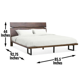 Steve Silver Furniture - Pasco - King Bed - Dark Brown - 5th Avenue Furniture