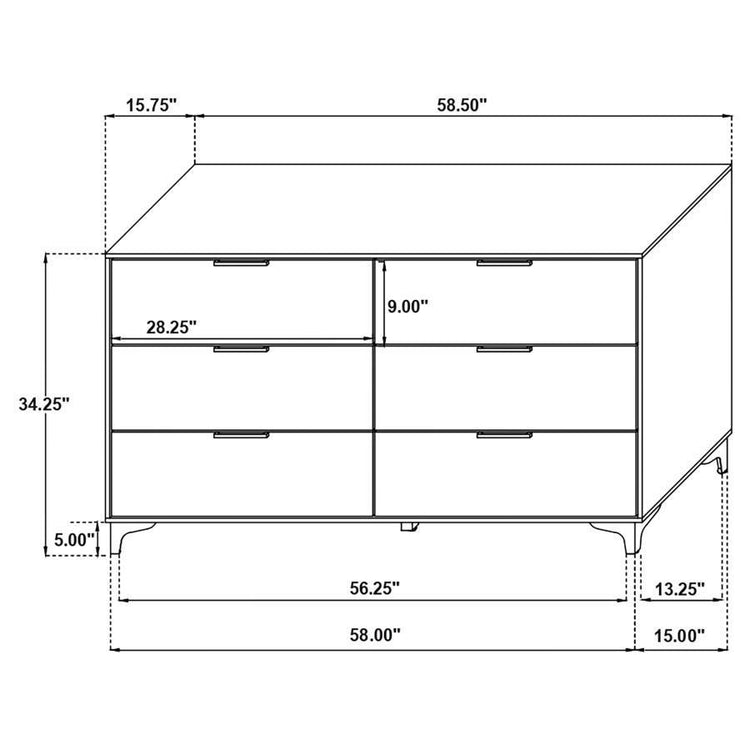 CoasterEveryday - Kendall - Dresser - 5th Avenue Furniture