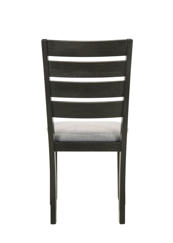 Crown Mark - Bardstown - Side Chair (Set of 2) - Wheat Charcoal - 5th Avenue Furniture