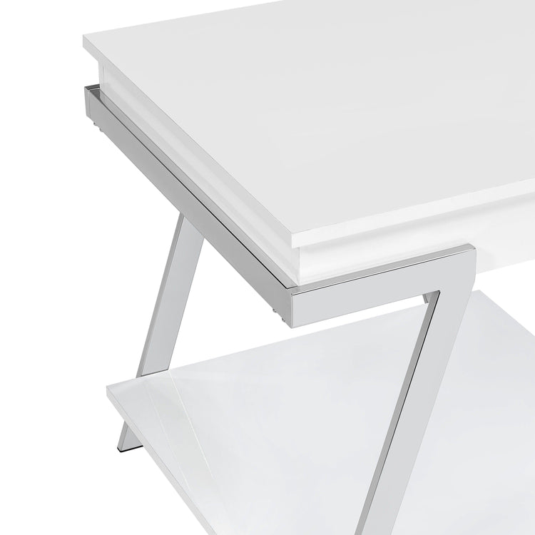 Steve Silver Furniture - Zena - End Tables - White - 5th Avenue Furniture