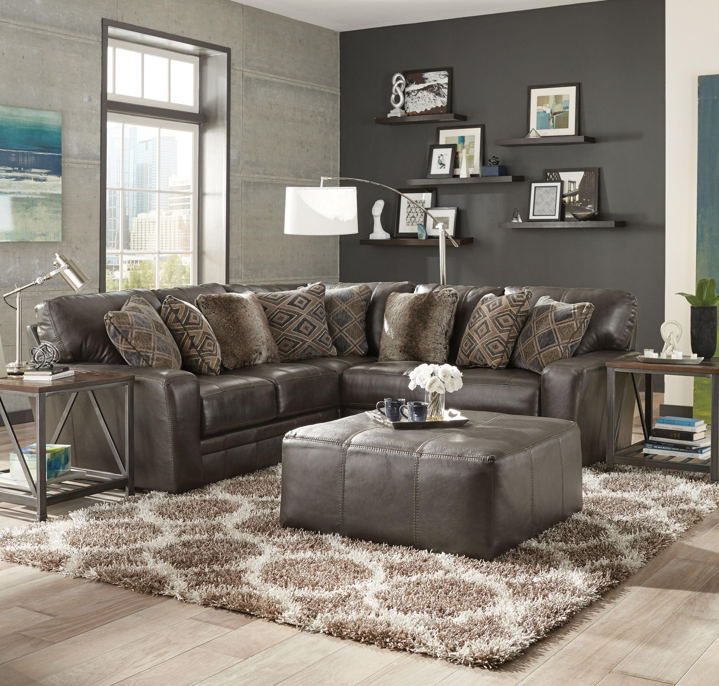 Jackson - Denali - Italian Leather Match Sectional - 5th Avenue Furniture