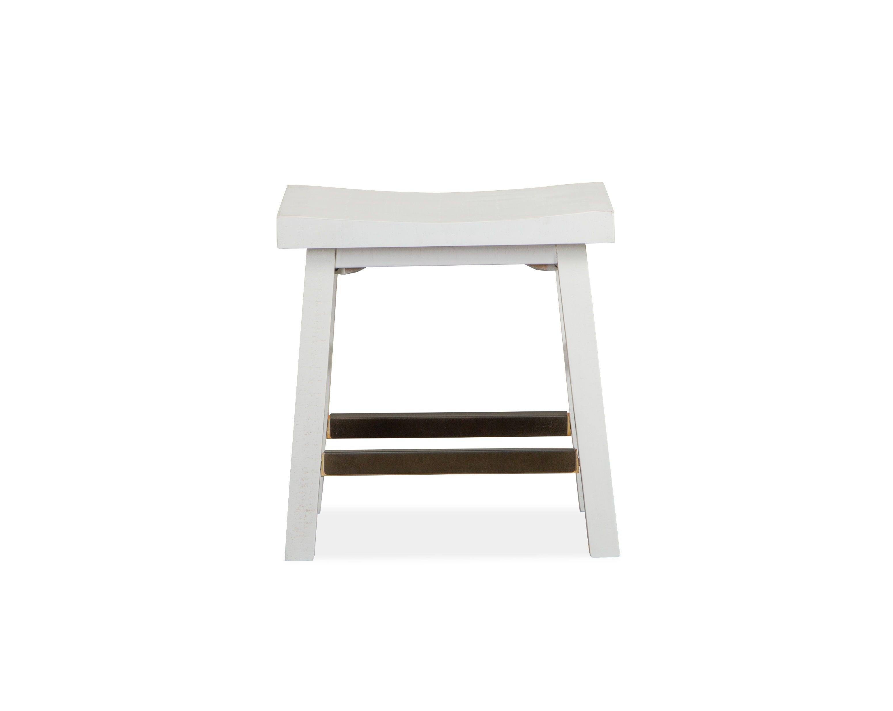 Magnussen Furniture - Heron Cove - Stool - Chalk White - 5th Avenue Furniture