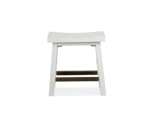 Magnussen Furniture - Heron Cove - Stool - Chalk White - 5th Avenue Furniture