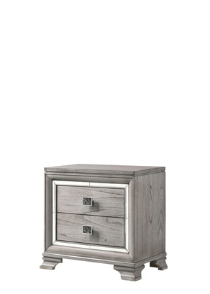 Crown Mark - Vail - Nightstand - Gray - 5th Avenue Furniture
