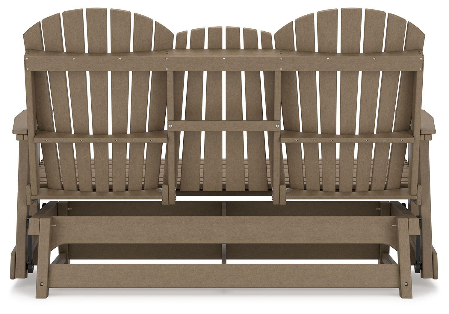 Signature Design by Ashley® - Hyland Wave - Glider Loveseat - 5th Avenue Furniture