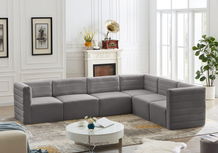 Meridian Furniture - Quincy - Modular Sectional - 5th Avenue Furniture