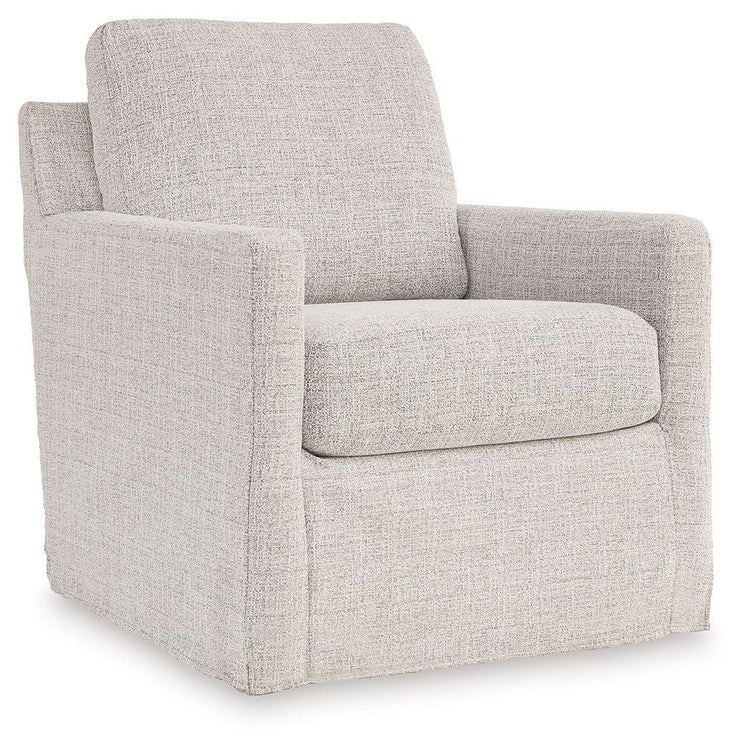 Signature Design by Ashley® - Nenana Next-gen Nuvella - Swivel Glider Accent Chair - 5th Avenue Furniture