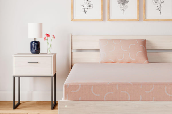 Sierra Sleep® by Ashley - Ikidz Coral - Mattress And Pillow Set of 2 - 5th Avenue Furniture