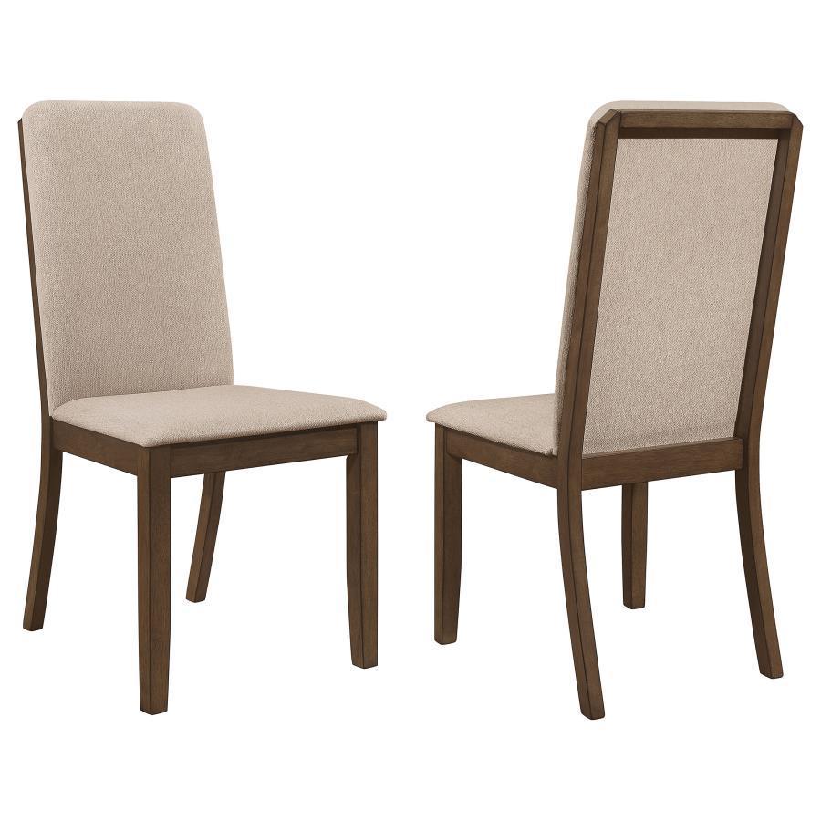 CoasterEveryday - Wethersfield - Solid Back Side Chairs (Set of 2) - Latte - 5th Avenue Furniture