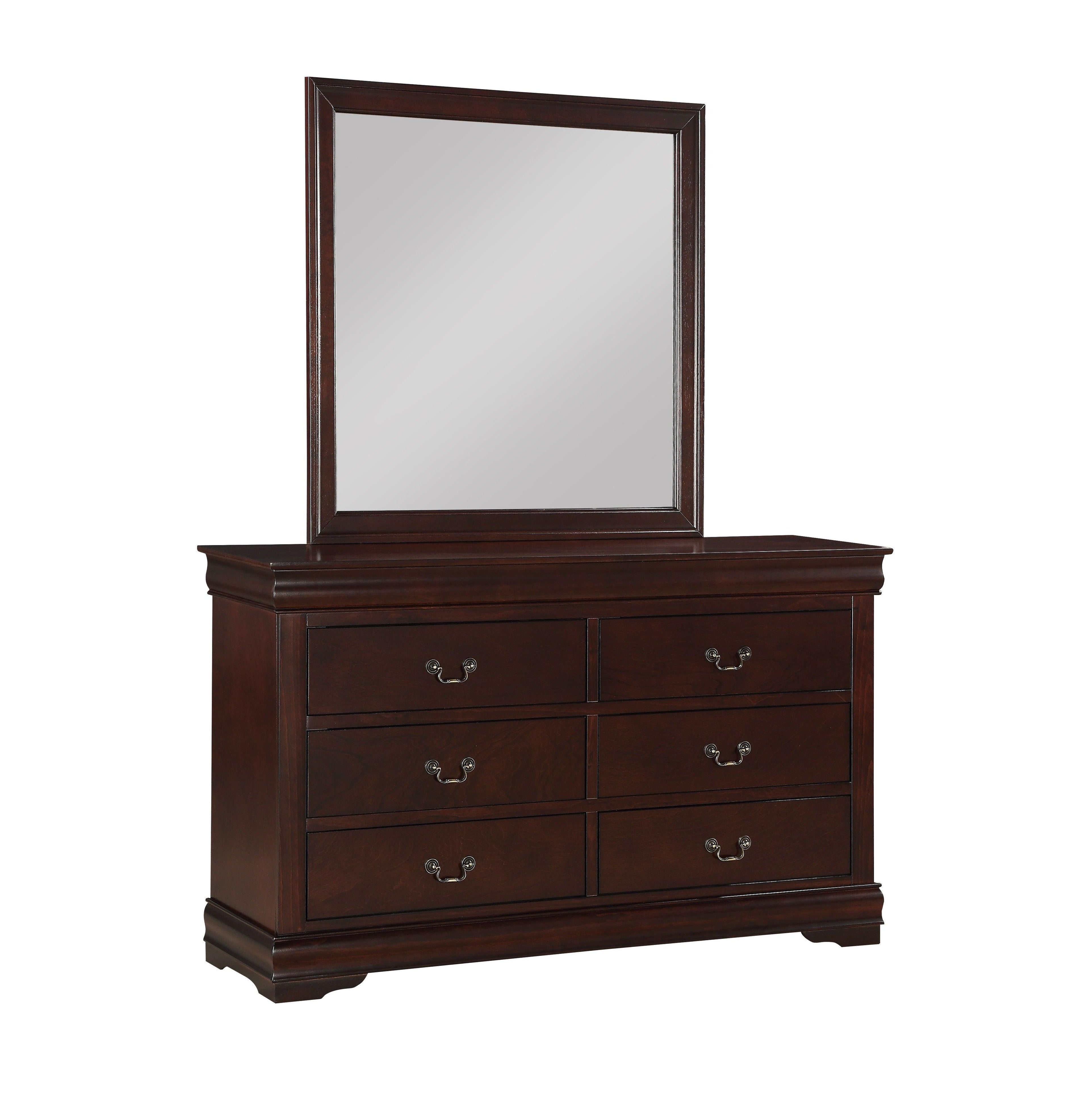 Crown Mark - Louis Philip - Dresser, Mirror - 5th Avenue Furniture