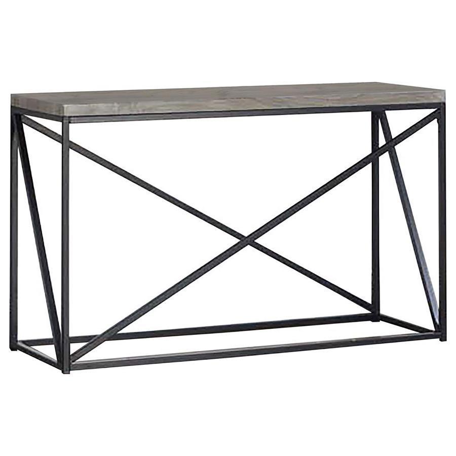 CoasterEveryday - Birdie - Rectangular Sofa Table - Sonoma Gray - 5th Avenue Furniture