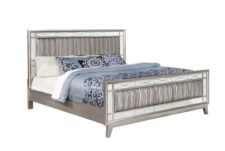 CoasterEssence - Leighton - Kids & Teens Panel Bed with Mirrored Accents - 5th Avenue Furniture