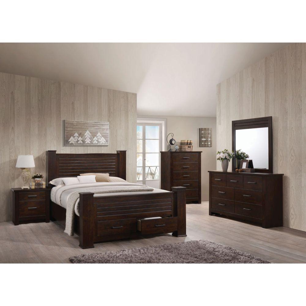 ACME - Panang - Bed w/Storage - 5th Avenue Furniture