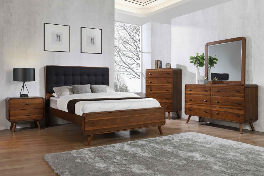 CoasterEssence - Robyn - Bed with Upholstered Headboard - 5th Avenue Furniture