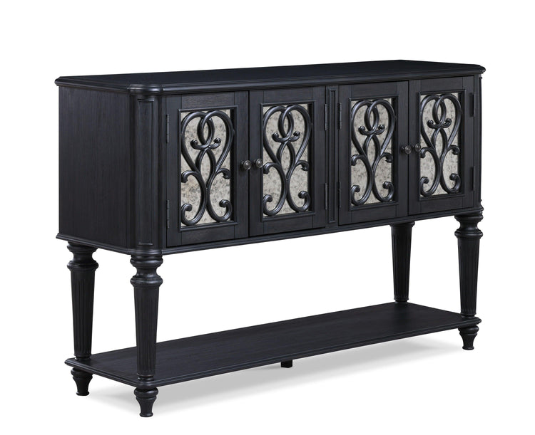 Crown Mark - Kingsbury - Sideboard - Black - 5th Avenue Furniture