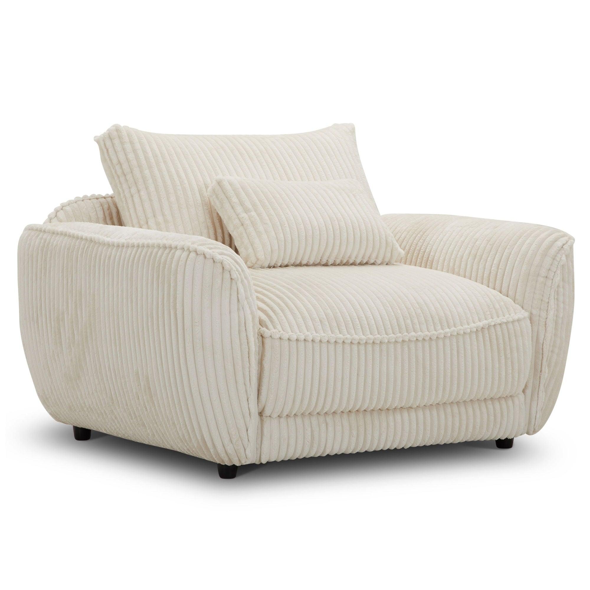 Parker Living - Utopia - Chair and A Half with Lumbar Pillow - Mega Ivory - 5th Avenue Furniture