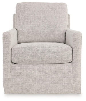 Signature Design by Ashley® - Nenana Next-gen Nuvella - Swivel Glider Accent Chair - 5th Avenue Furniture