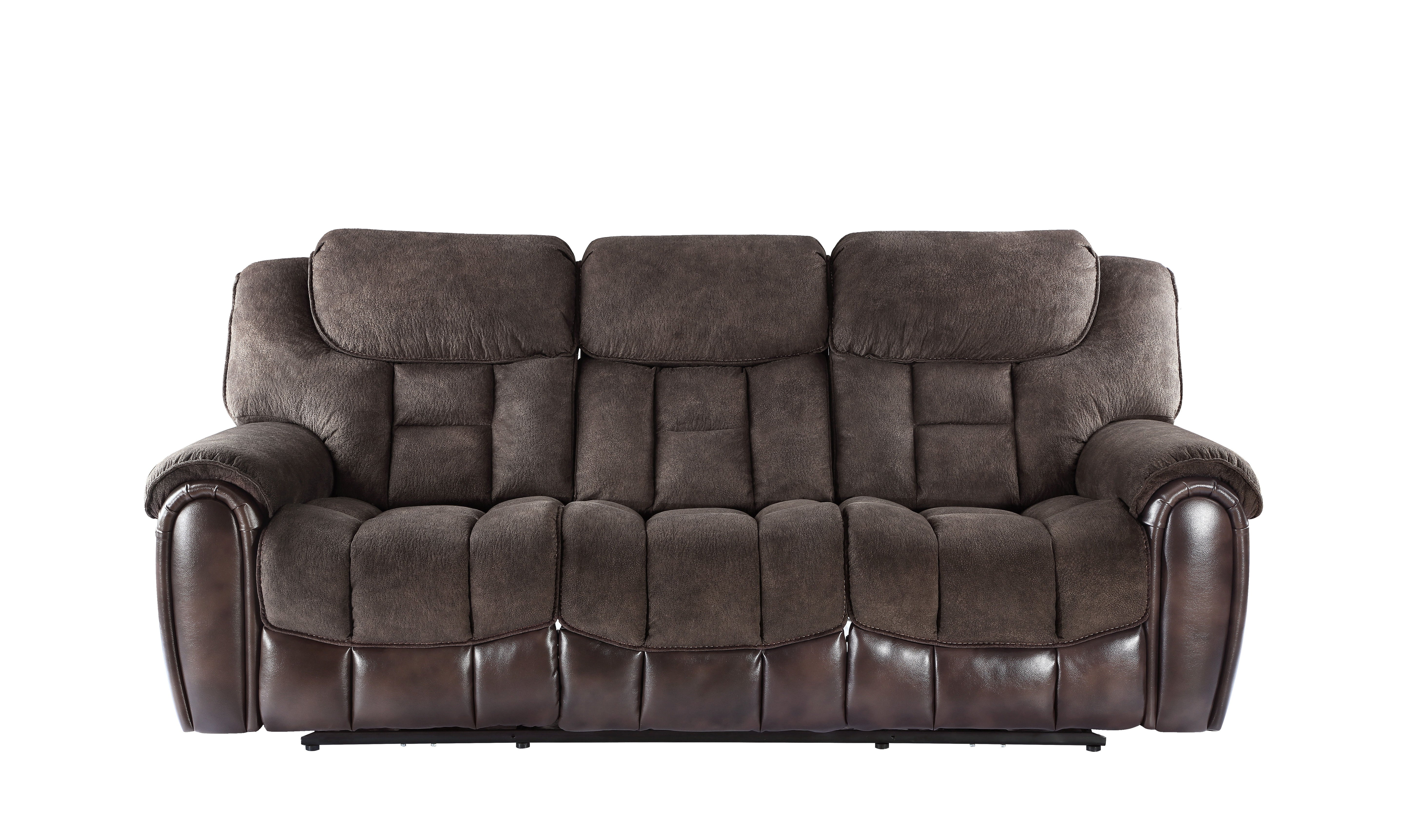 Apollo - Dual Power Sofa With Drop Down - Black