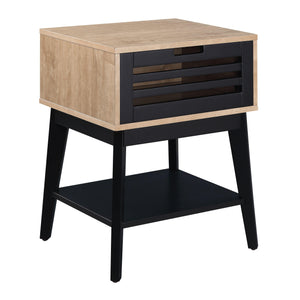 ACME - Gamaliel - End Table - Oak & Espresso Finish - 5th Avenue Furniture