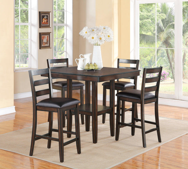 Crown Mark - Tahoe - Counter Height Table Set - 5th Avenue Furniture