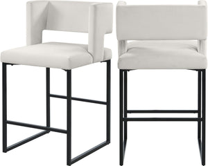 Meridian Furniture - Caleb - Counter Stool (Set of 2) - 5th Avenue Furniture