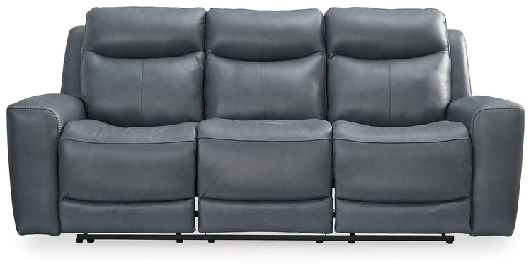 Signature Design by Ashley® - Mindanao - Pwr Rec Sofa With Adj Headrest - 5th Avenue Furniture