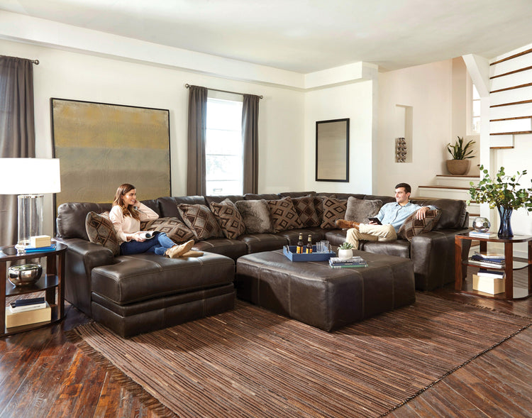 Jackson - Denali - Italian Leather Match Sectional - 5th Avenue Furniture