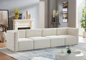 Meridian Furniture - Quincy - Modular 4 Seat Sofa - 5th Avenue Furniture