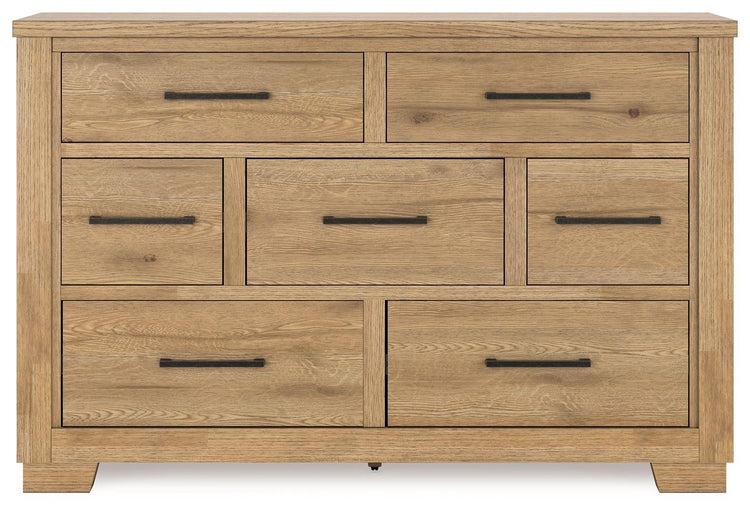 Signature Design by Ashley® - Galliden - Light Brown - Dresser - 5th Avenue Furniture