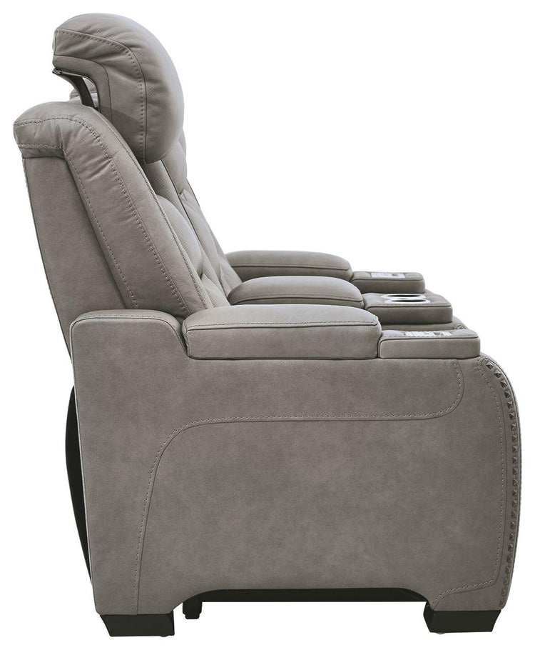 Ashley Furniture - The Man-Den - Power Reclining Loveseat - 5th Avenue Furniture