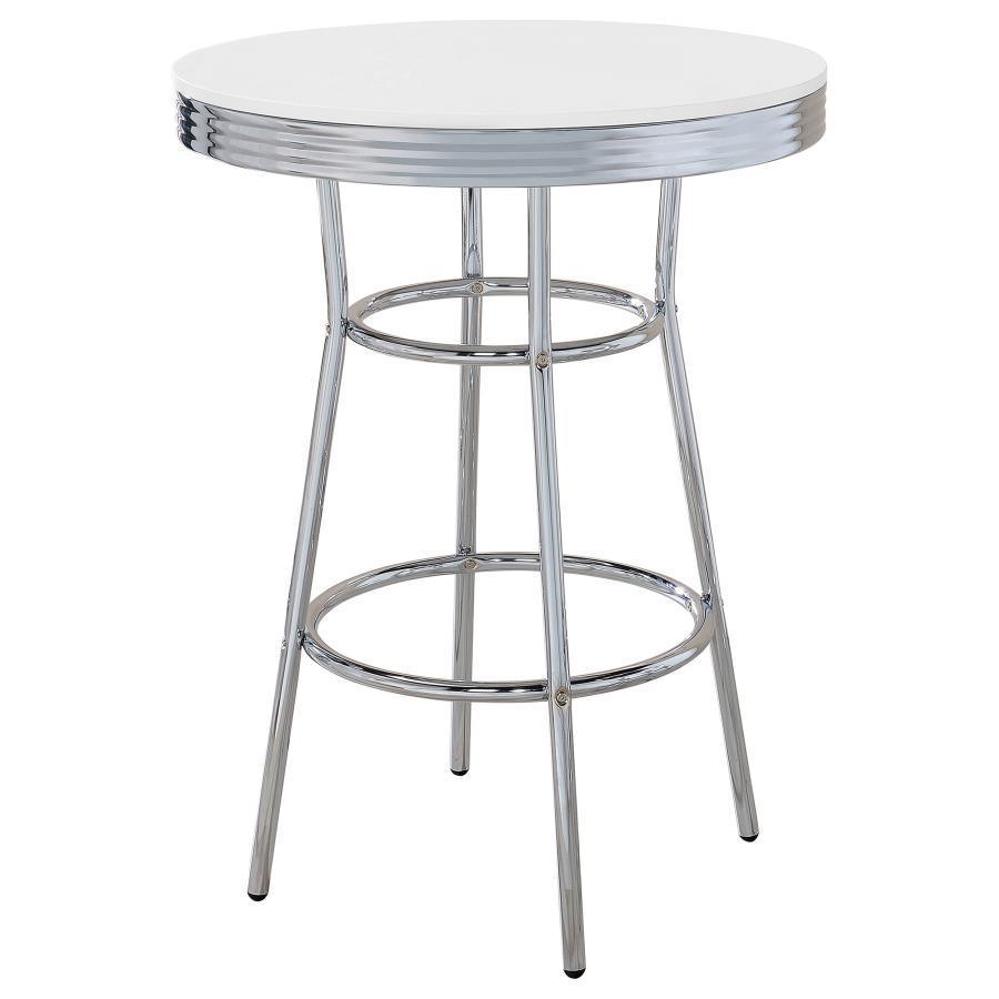 CoasterEveryday - Theodore - Round Bar Table - 5th Avenue Furniture