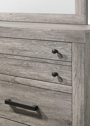 Crown Mark - Tundra - Dresser, Mirror - 5th Avenue Furniture