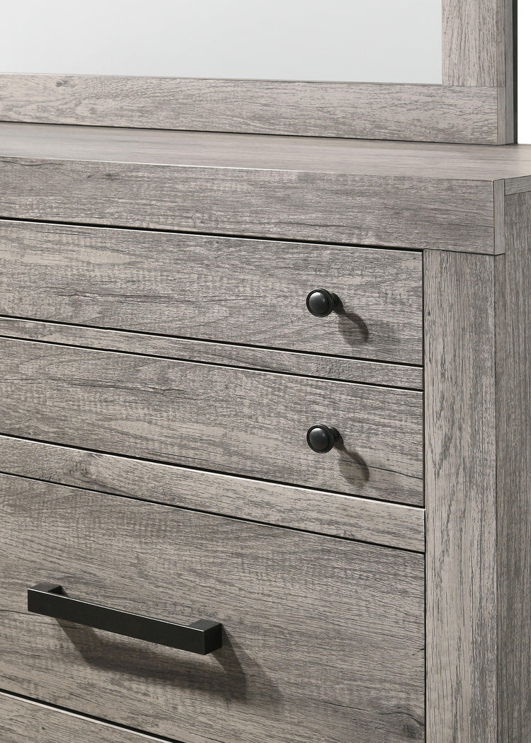 Crown Mark - Tundra - Dresser, Mirror - 5th Avenue Furniture