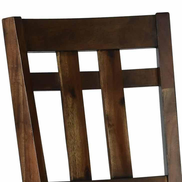 Steve Silver Furniture - Saranac - Counter Chair (Set of 2) - Dark Brown - 5th Avenue Furniture