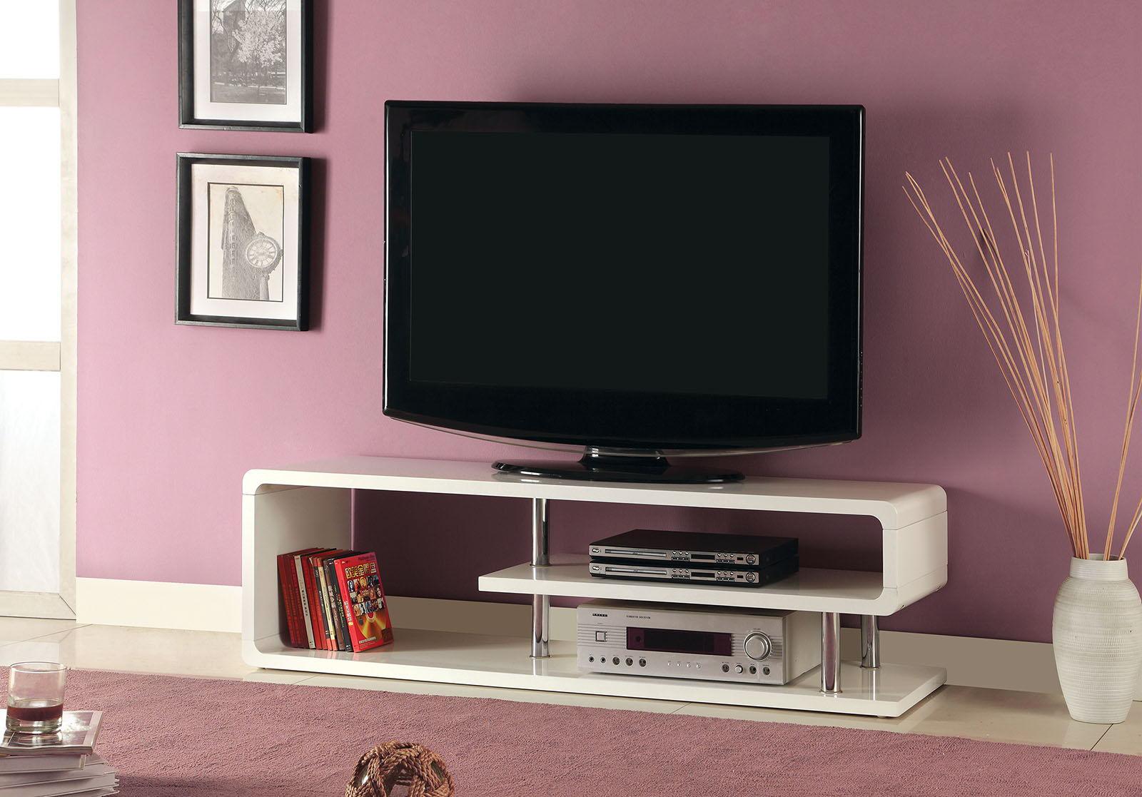 Furniture of America - Ninove - TV Console - White - 5th Avenue Furniture